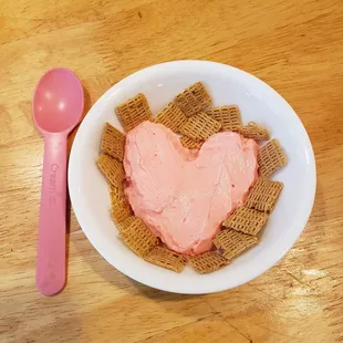 Kefir strawberry yogurt