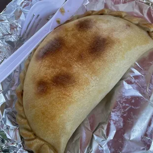 Veggie and chicken empanada $6- dry