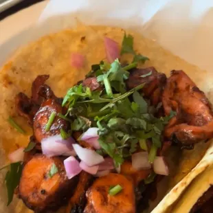Pulpo al Pastor Tacos (order of 3)