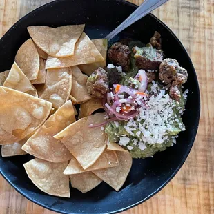 Guacamole Con Chicharon