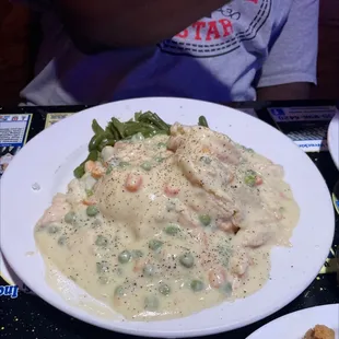 Tuesday special  Creamy chicken and biscuit special