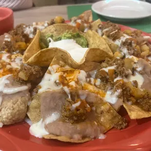 Nachos were fresh and delicious