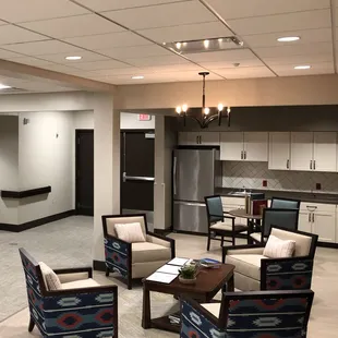 Patient seating - refreshment area