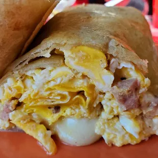 Italian breakfast burrito