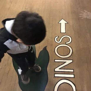 Art on the floors!