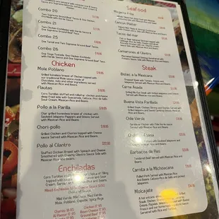 Menu 1/4