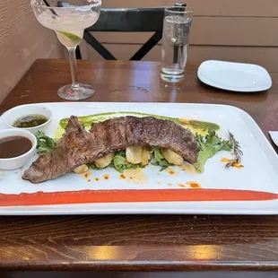 Prices, service and cuisine were excellent! Ronnie, my waiter, steered me right with the Grilled Argentine skirt steak! I will be back!