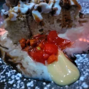 Banana Bread Pudding. Nice spin on the usual