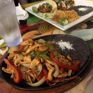 Chicken fajitas