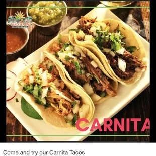 Carnitas tacos