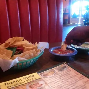 free chips and salsa