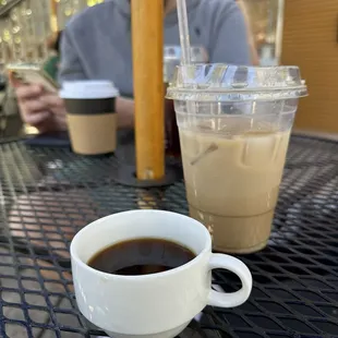 Cafe de olla, and Honey Lavender Latte