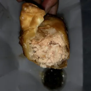 09.28.21 Inside the chicken empanada.