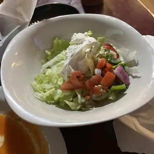 Veggies for enchiladas.