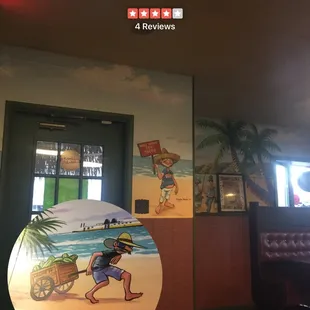 a picture of a man walking down the street