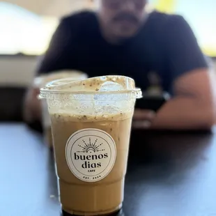 Dulce de leche latte