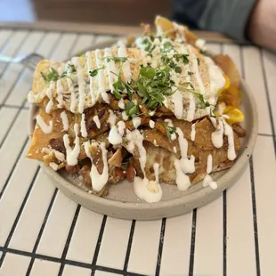 Chilaquiles Plate (green/chicken)