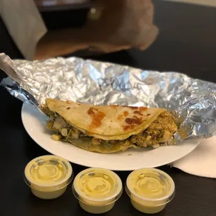 Very Yummy-Poblano Chicken Quesataco