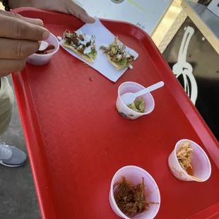 They let us sample before we decided what to get!