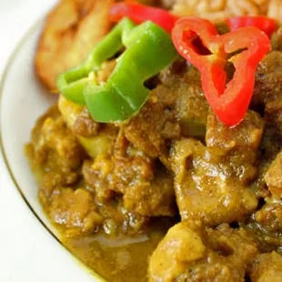 Curried goat