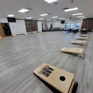 Bags in our hall every Tuesday night!