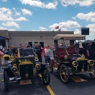 Antique Car Run Every Summer in our parking lot! Call for next years date!