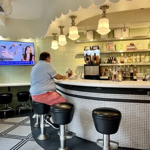 interior, sushi and sashimi