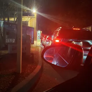 Saturday night drive through