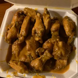 Honey mustard wings