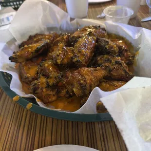 Garlic buffalo!  A bit spicy but omg yum!