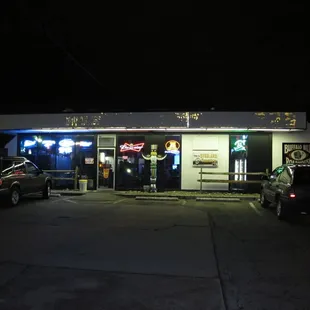 the front of the restaurant