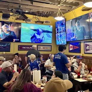 Packed house at both locations