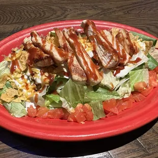 BBQ Chicken Ranch Salad