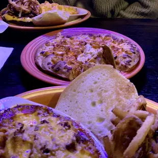 Loaded Burger w/ Memphis Mac &amp; Buffalo Chicken Pizza