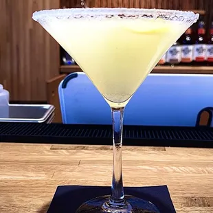 Lemon drop martini