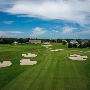 The 9th hole at Buffalo Creek in rockwall, TX