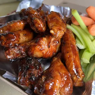 Honey BBQ Smoked Wings