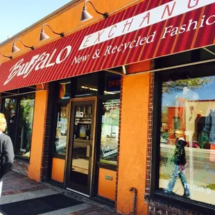 The front of the store