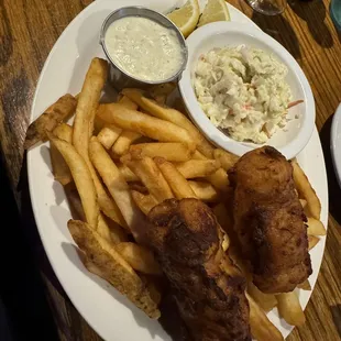 fish and chips, food