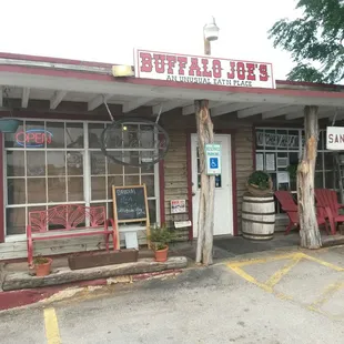 Front of the restaurant.