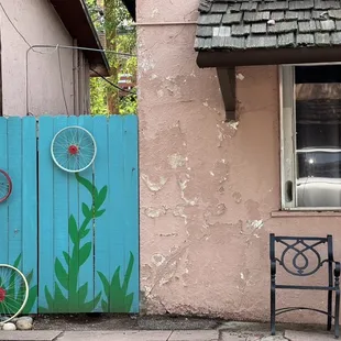 Peeling paint outside