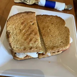 Egg white Sandwich with turkey