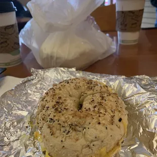 Breakfast Food with a latte