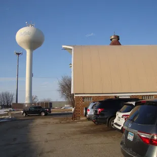 Look for the Buffalo water tower and you'll find this business.