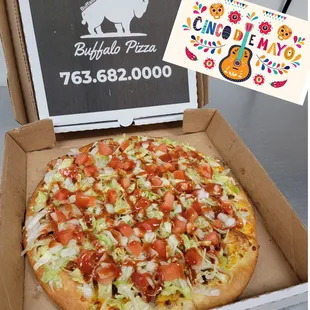 Buffalo Pizza Taco Pizza