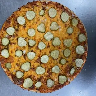 Buffalo Pizza Bacon cheeseburger