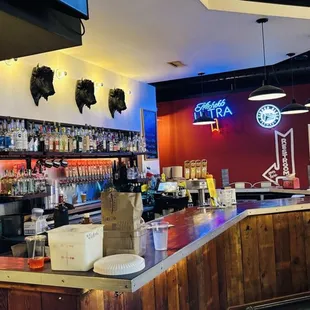 interior, sushi and sashimi