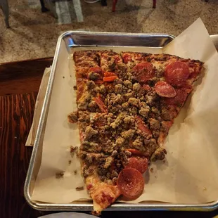 pizza, food