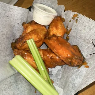 Garlic Parmesan buffalo wings