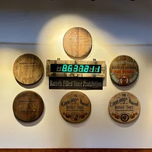 A real-time counter of barrels of bourbon filled by the Buffalo Trace Distillery since the end of prohibition!